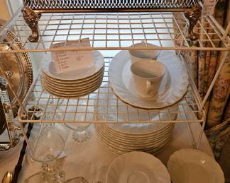 White dishes