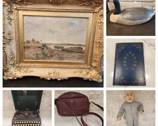 FINE ART, ANTIQUES AND DESIGNER CLOTHES