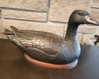 LIFE SIZED BRONZE DUCK