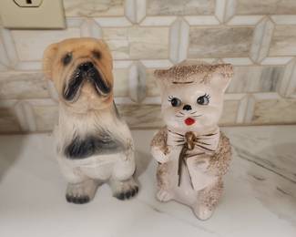 [PINK POODLE AND POECELAIN DOG