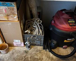 You're now entering the tool closet located in the garage