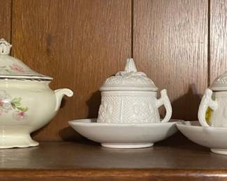 The two white items are rate antique pieces