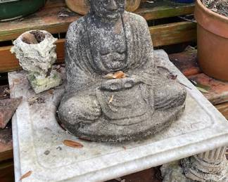 Looking for a Buddha - we have one of those too and more pots