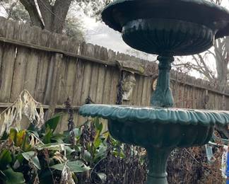 Bottom view of fountain.  