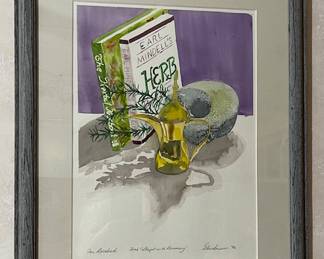 Original art - it'll go great with the herbal items on display in the family room of the estate