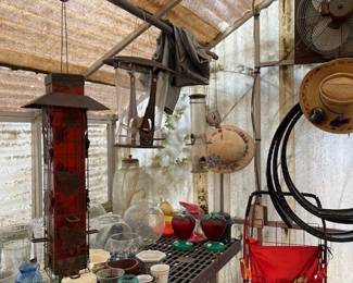 Don't forget to look up while in the green house - bird feeders and more