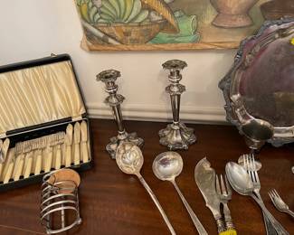 More silver-plate items 