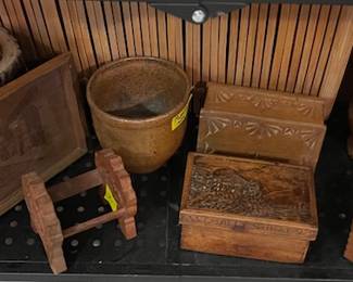 Vintage wooden items