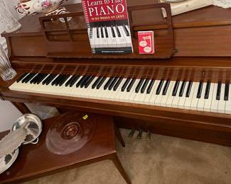 Gorgeous vintage piano - plays and sounds great, with bench