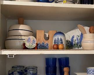 Vintage crock and country styled items
