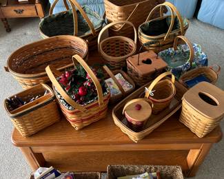 Lot's of Collectible Baskets
