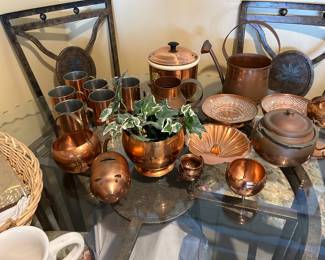Copper pieces 