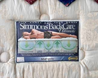 Like New - Simmons Back Care Ultimate mattress - only used a few times