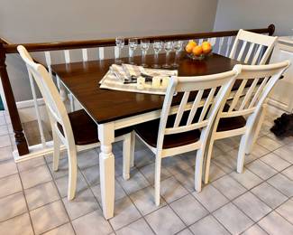 Like New - Kitchen table w/4 chairs - from Ashley's Furniture 