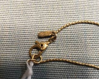 Vintage Signed Monet Gold Chain