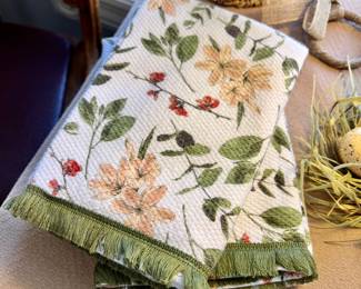 New linen towels 