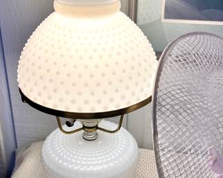 Milk Glass lamp 