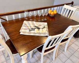 Like New - Kitchen table w/4 chairs - from Ashley's Furniture 