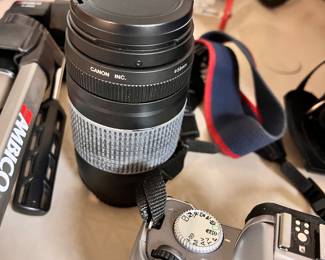 Canon EOS Rebel 300V camera w/case, lens and accessories