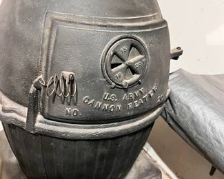 we're looking for the customer who purchased this cast iron stove at a garage sale this fall.