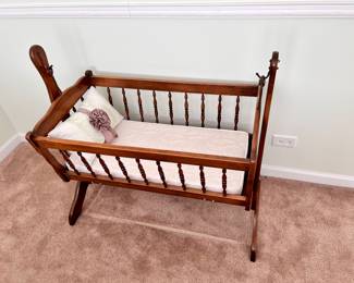 Refinished 1960's swing cradle 