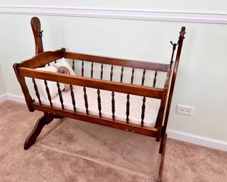 Refinished 1960's swing cradle 