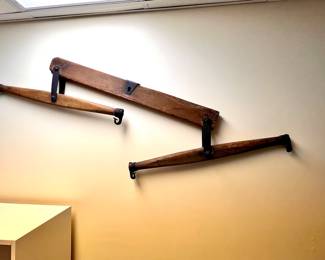 Antique  Wood double tree horse hitch 