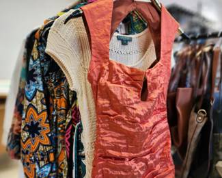 Mixed collection. SNOB rack. Something New, Old, Beautiful. 