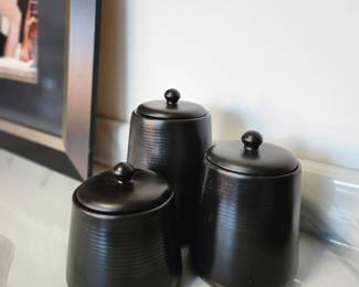 3 black is beautiful canisters 