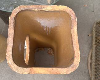 #62 - $40 - 2 Chimney Pottery Blocks