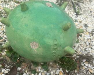 #71 - $120 - Glazed Green UFO 15"R