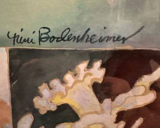 #99 - $200 - Water color art signed by Timi Bodenheimer 50x31