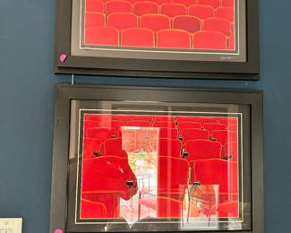 #38 - $80 - Pair of Saenger Theatre Prints signed Amerson