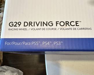 #48 - $70 - Logitech Video Driving Wheel & Pedals G29 Driving force for PlayStation