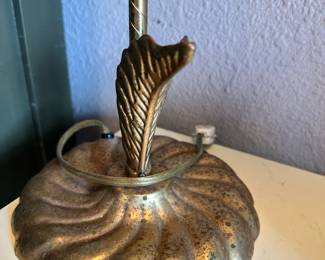 #26 - $60 - Art Nouveau Style Lamp Art 11"x19"H