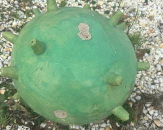 #71 - $120 - Glazed Green UFO 15"R