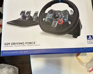 #48 - $70 - Logitech Video Driving Wheel & Pedals G29 Driving force for PlayStation