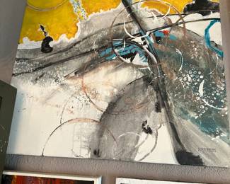 #23 - $150 - Bridges Darlene Homrigmausen 24"sq