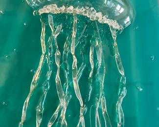 #34 - $140 - 3D Jelly Fish M. Bonner-16 32"x15"