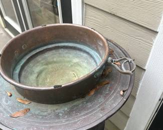 #59 - $110 - Copper Turkish Fire Pit 26"x18"
