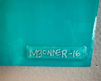 #34 - $140 - 3D Jelly Fish M. Bonner-16 32"x15"