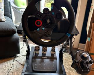 #48 - $70 - Logitech Video Driving Wheel & Pedals G29 Driving force for PlayStation