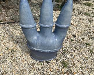 #68 - $120 - Blue Crown Glazed Pottery 17"Wx26"H