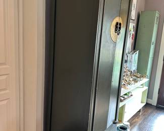 #5 - $240 - Green Asian Cabinet 22"Lx21"Dx74"H