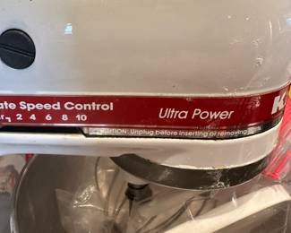 #74 - $80 - Kitchen aid K5SS/KSM5 Mixer