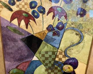 #4 $300 Art signed D S Barber 36wX51h