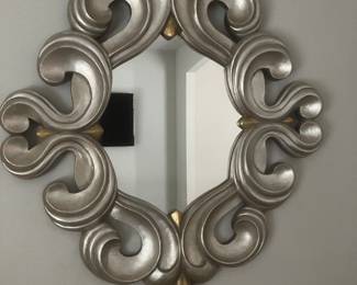 #45 $150	Silver and gold mirror 40wx48h
