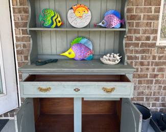 #49 $100	Potting cabinet