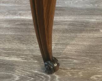 #16 $800 Solid Wood Dining Table w/extentions 88wx39dx29h   4 chairs 22wx21dx38h	
	French Provencal style 