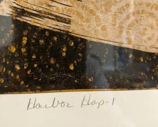 #13 $150 	Art Habor Hop 1  14/200 signed L Kesler 36wx44h	